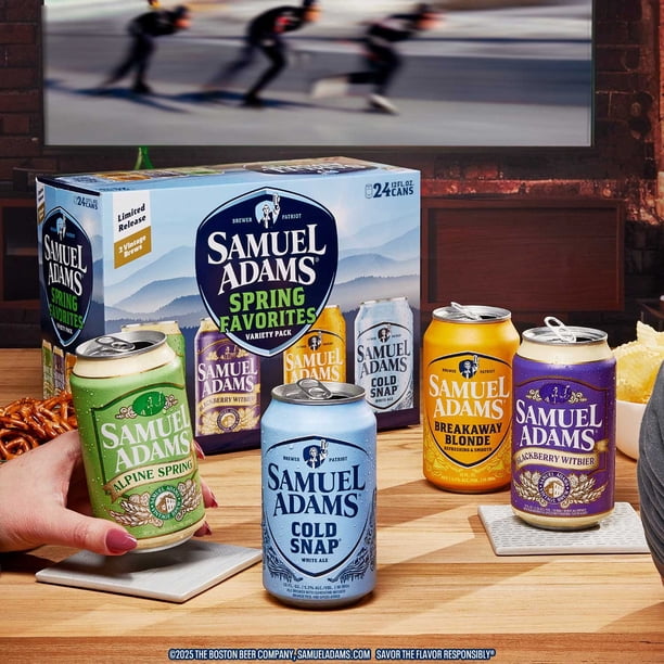 Samuel Adams Seasonal Primetime Ale and Lager Beer Variety Pack