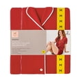 thumbnail image 9 of DreamMark Women's 2-Piece Short Sleeve and Short Notch Collar Pajama Set, 9 of 11
