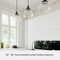 thumbnail image 6 of Hunter Cypress Grove with Clear Holophane Glass 1 Light Pendant Ceiling Light Fixture, 6 of 8