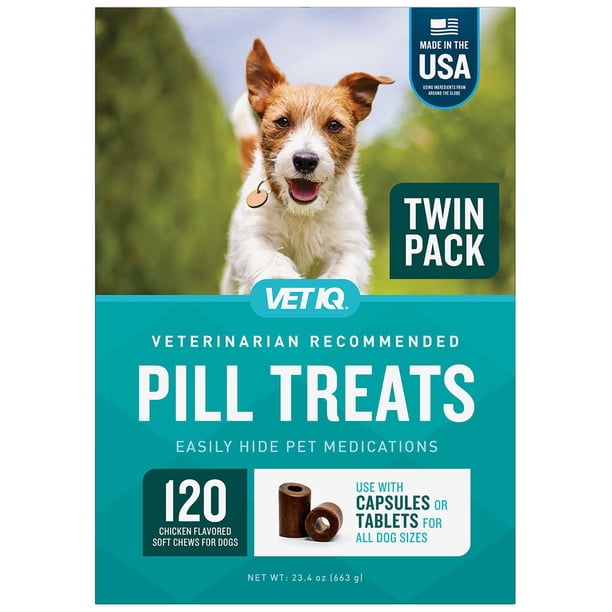 VETIQ Soft Chew Pill Treats, Chicken Flavored, 60 ct., 2pk