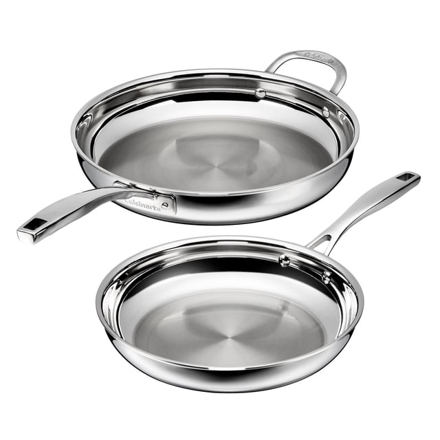 Cuisinart 2-Piece Premium Tri-Ply 10” & 12” Skillet Set