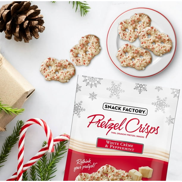 EMP ガステラロエ べグイニー錦 プラチナホワイト / C751 Snack Factory, Holiday White Crème & Peppermint Covered Pretzels