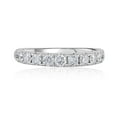 thumbnail image 1 of Lab Created Round Cut Diamond Band in 18K Gold, 1 of 8