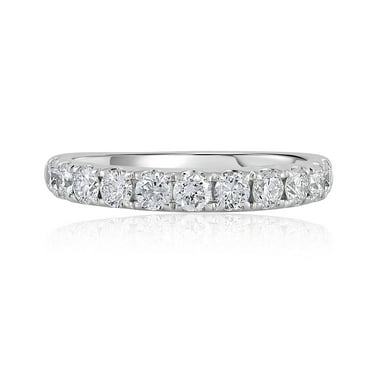 Lab Created Round Cut Diamond Band
