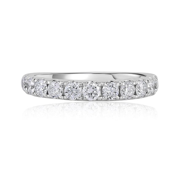 Lab Created Round Cut Diamond Band