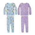 thumbnail image 2 of Member's Mark Toddler & Girls 4-Piece Organic Cotton Pajama Set, 2 of 9