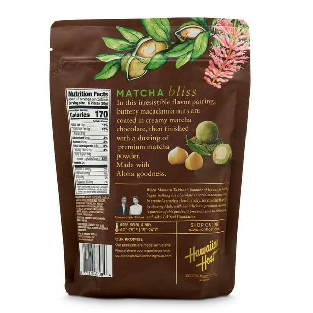 Hawaiian Host Paradise Collection Matcha White Chocolate