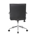thumbnail image 5 of BOSS Office Contemporary Ribbed Style Mid-Back Arm Task Chair, 5 of 8