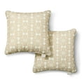 thumbnail image 2 of Martha Stewart Tulum Indoor/Outdoor Decorative Pillow, Set of 2, Choose Size, 2 of 10