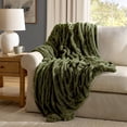 thumbnail image 1 of Member's Mark Ruched Faux Fur Throw, 60" x 70", 1 of 6