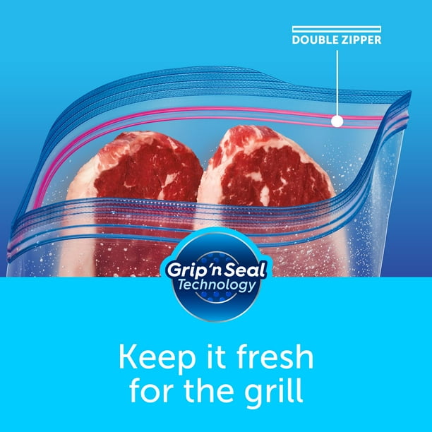 Ziploc Grip n' Seal 2-Gallon Freezer Bags, 30 ct. - Samsclub.com