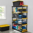 thumbnail image 8 of Member's Mark 27 Gallon Heavy-Duty Black and Yellow Storage Tote, 20.6" D x 30.6" W x 14.3" H, 1 pack or 4 pack, 8 of 11