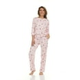 thumbnail image 5 of Flora Nikrooz 2 Piece 3/4 Sleeve Henley PJ Set, 5 of 10