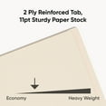 thumbnail image 4 of Smead Two-Ply End Tab Shelf Folders, Manila (Letter, 100ct.), 4 of 6