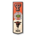 thumbnail image 1 of YouTheFan Texas Tech Red Raiders 6"x19" 3D Stadium View Banner, 1 of 5