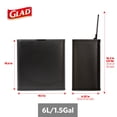 thumbnail image 3 of GLAD Countertop 1.5 Gallon Trash Can Assorted Colors, 3 of 8