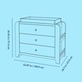 thumbnail image 9 of Graco Read-with-Me 3 Drawer Chest with Bookshelves and Removable Changing Topper, Choose Color, 9 of 9