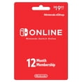 thumbnail image 1 of Nintendo 12 Month Membership Gift Card, 1 of 1