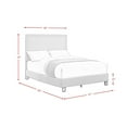 thumbnail image 6 of Emery Upholstered Platform Bed, Assorted Sizes and Colors, 6 of 6