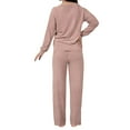 thumbnail image 3 of Barefoot Dreams CozyChic Ultra Lite Jersey Pullover & Wide Leg Pant Lounge Set, 3 of 5