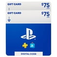 thumbnail image 1 of Sony PlayStation Store $150 Email Delivery Gift Card Multi-Pack, 2 x $75, 1 of 1