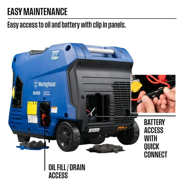 Westinghouse iGen4500 3700W/4500W Gas Inverter Remote Start Generator
