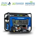 thumbnail image 2 of 6600/5300-Watt Westinghouse Dual Fuel Portable Generator with Remote Electric Start + Propane Hose, 2 of 10