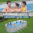 thumbnail image 10 of Bestway Power Steel 22’L x 12’W x 52’’H Above Ground Pool Set, 10 of 15