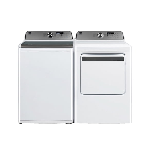 Kenmore 4.4 cu. ft. Top Load Electric Washer and 7.0 cu. ft. Dryer Set