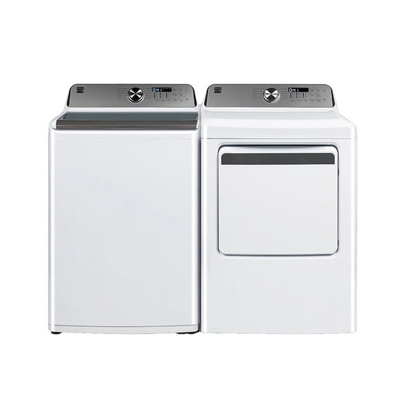 Kenmore 4.4 cu. ft. Top Load Electric Washer and 7.0 cu. ft. Dryer Set
