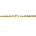 thumbnail image 4 of Semi Solid Rope Chain Necklace in 14K Gold, 4 of 10