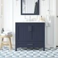 thumbnail image 9 of OVE Decors Kansas 36" W x 19" D Freestanding Bathroom Vanity with Sink, 9 of 24