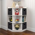 thumbnail image 1 of RiverRidge Kids Corner Playroom 6 Cubby Cabinet with 4 Folding Storage Bins, 1 of 7