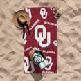 thumbnail image 2 of Logo Brands Oklahoma Sooners 38"x72" Beach Towel, 2 of 6