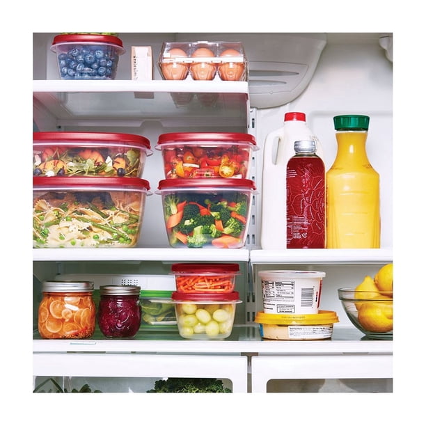 Rubbermaid 50-Piece EasyFind Lids Vented Food Storage Set