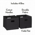 thumbnail image 4 of RiverRidge Kids Corner Playroom 6 Cubby Cabinet with 4 Folding Storage Bins, 4 of 7
