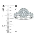 thumbnail image 4 of 0.95 CT. T.W. Round Cut Halo Cluster Diamond Ring in 14K Gold, 4 of 4