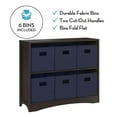 thumbnail image 6 of RiverRidge Horizontal Bookcase with 6 Bins, Assorted Shelf and Bin Colors, 6 of 6