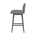 thumbnail image 10 of HH2 Home Upholstered Key Back Wood Adjustable Height Swivel Bar Stool, 10 of 19