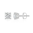 thumbnail image 3 of Lab Created 2.00 CT. T.W. Fancy Cut Diamond Stud Earrings in 18K Gold, 3 of 7
