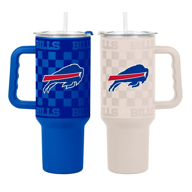 Logo Brands Buffalo Bills 40 oz. Stainless Steel Tumbler Set