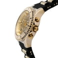 thumbnail image 4 of Invicta BLU Ladies Quartz 39mm Black Silicone and Gold Stainless Steel, Gold Dial Watch, 4 of 5