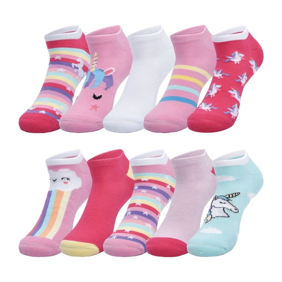Member's Mark Girls 10-Pack Seamless Toe No-Show Sock