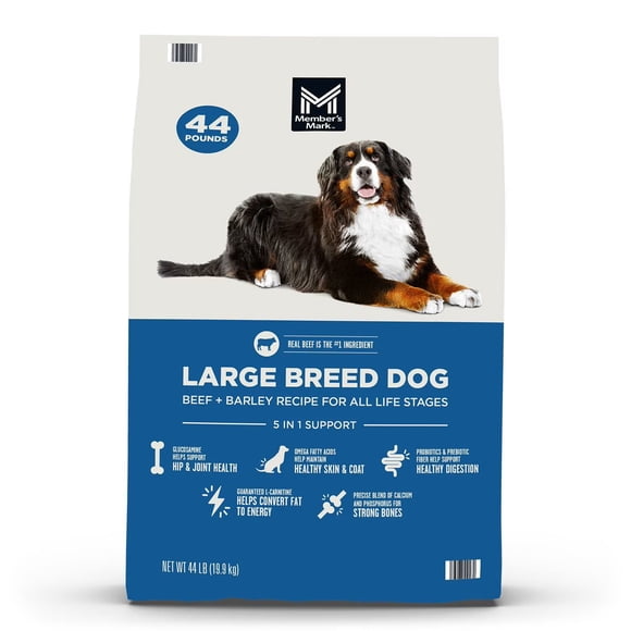 Member's Mark™ Large Breed Dog Beef + Barley Recipe Dry Dog Food, 44 lbs.