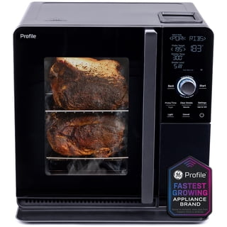 GE Profile™ Smart Indoor Pellet Smoker, with Active Smoke Filtration, 5 Smoke Control Settings, Electric, Countertop BBQ Appliance