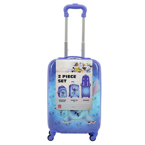Disney 100 Stitch Kids' 2-Piece Luggage Set