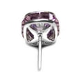 thumbnail image 3 of Swarovski Square Cut Purple Crystal Stud Earrings, 3 of 4