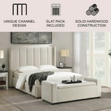 Member's Mark Harlow Upholstered Bed, Assorted Sizes & Colors - Samsclub.com