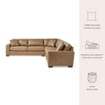 thumbnail image 2 of Member's Mark Harrison Leather Sectional, 2 of 9