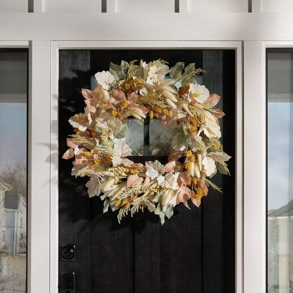 Member's Mark 30" Harvest Wreath with Natural Cattails